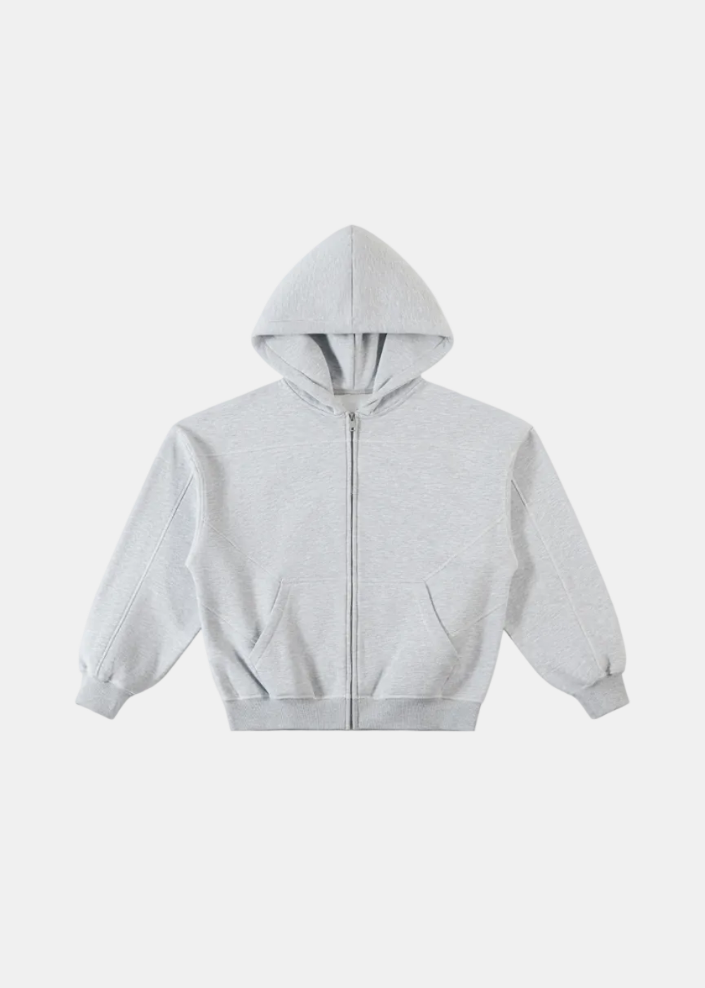 Contrast Stitched Fleece Hoodie